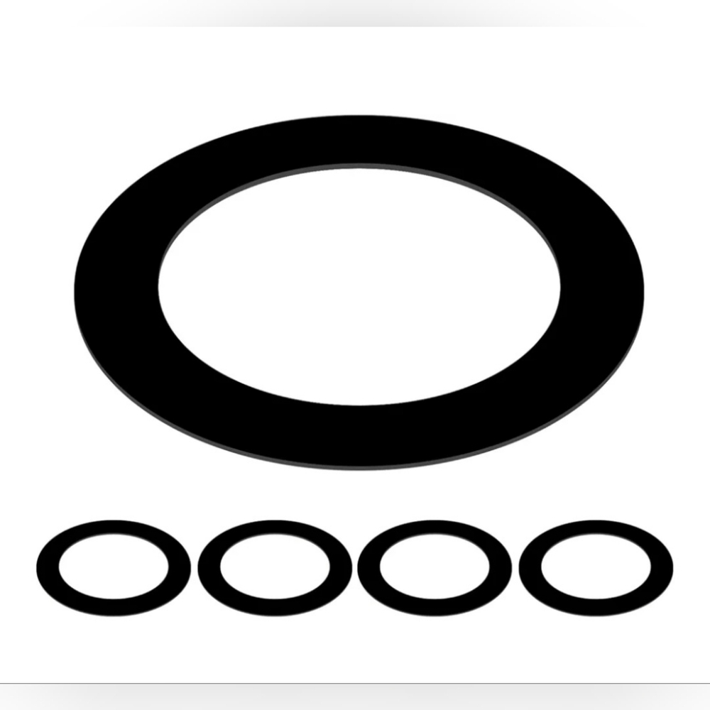 Black Goof Trim Ring for 4" Recessed Cans Downlights for Ceiling Light